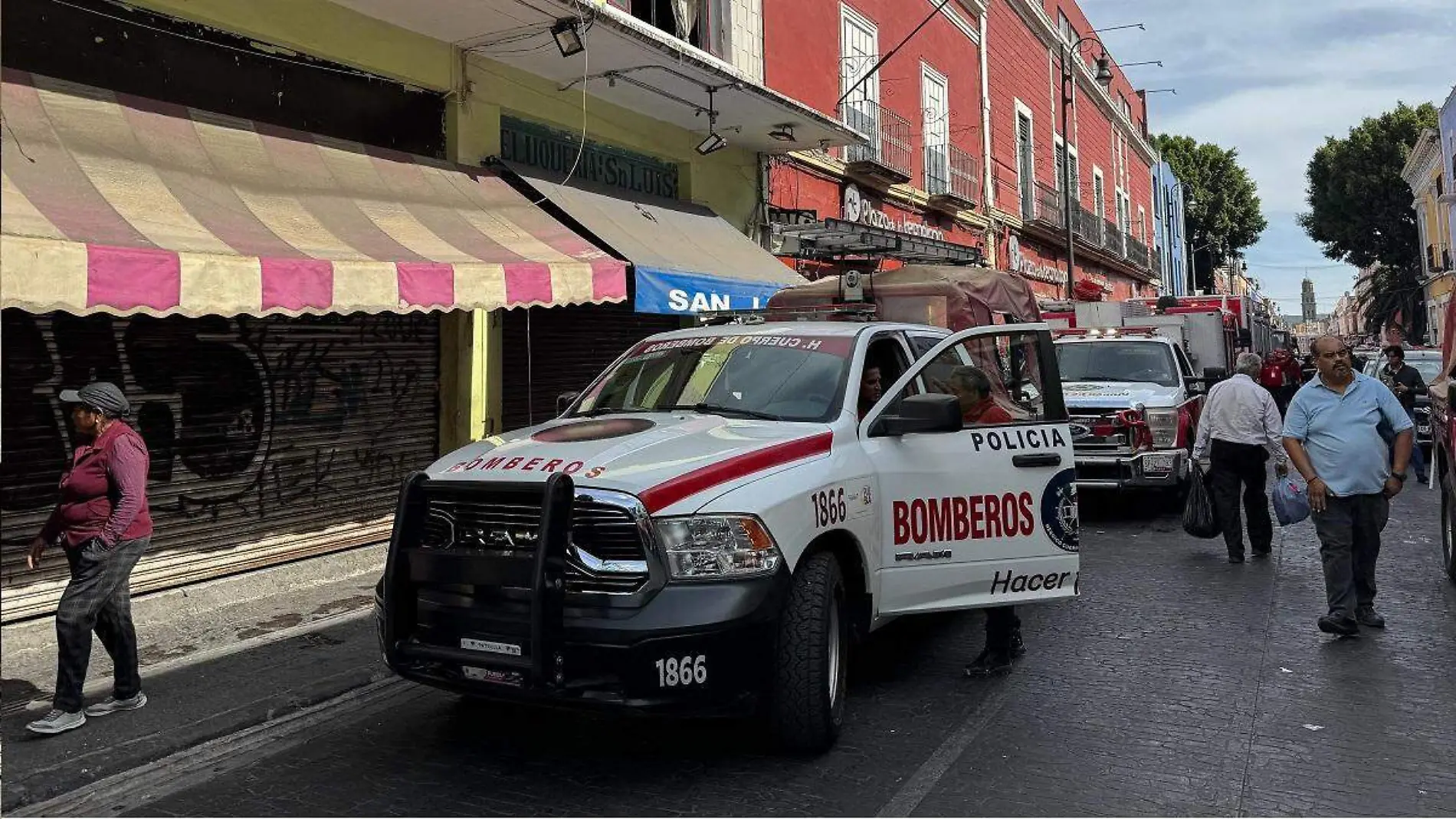 ncendio en pleno Centro Histórico